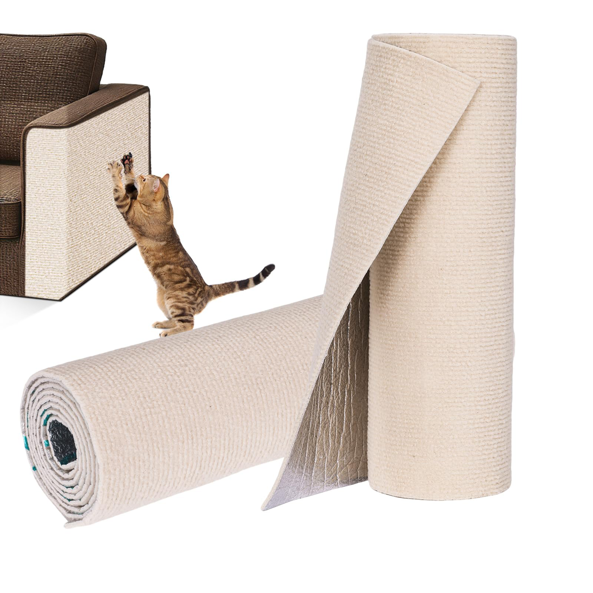 Cat Scratch Furniture Protector Diy Scratching Mat For Couch Sofa