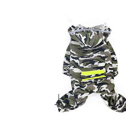 Golden Retriever Hooded Raincoat Dog Samoyed Medium