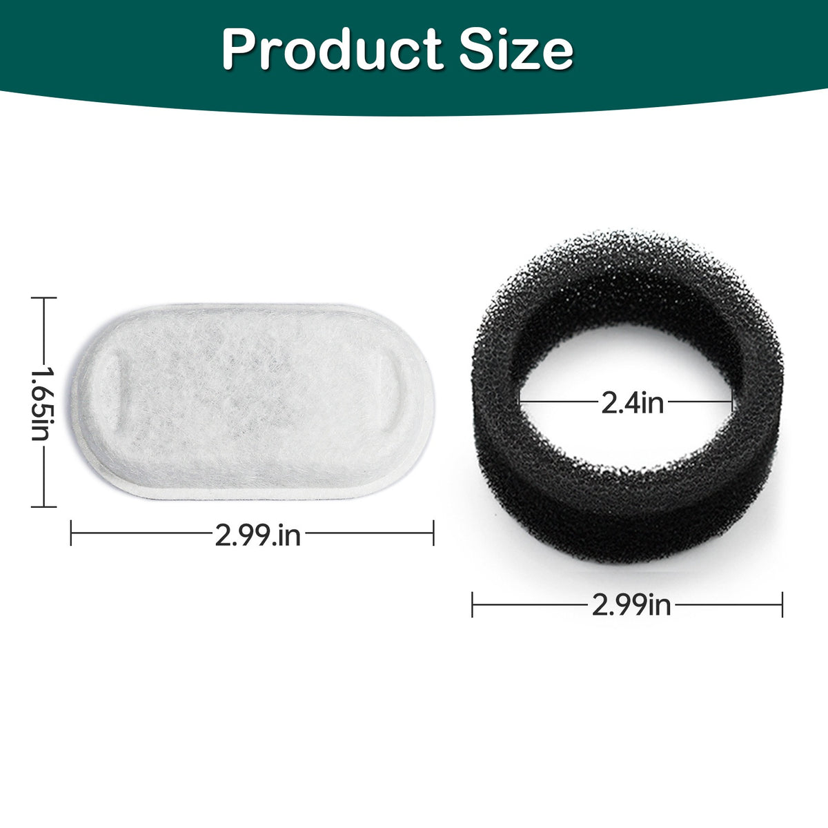 Non-woven Fabric Pet Water Dispenser Filter Element Stainless Steel