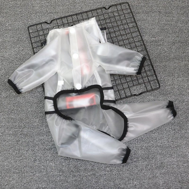 Dog Raincoat Four-legged Waterproof All-inclusive Teddy Bichon