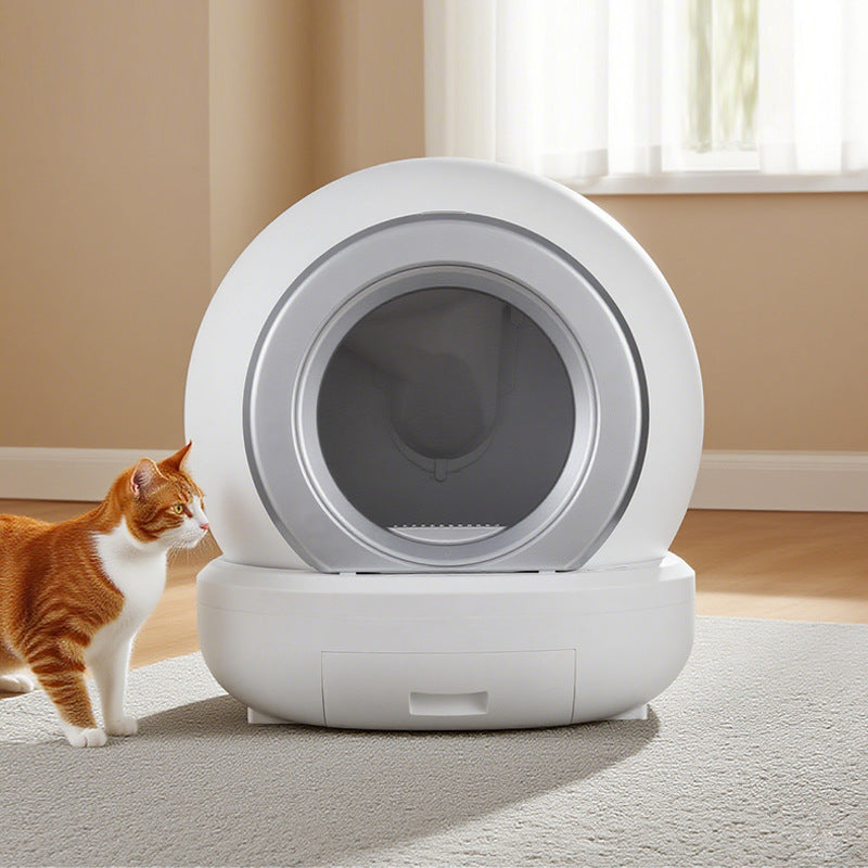 Fully Automatic Cat Litter Box With Electric One-touch