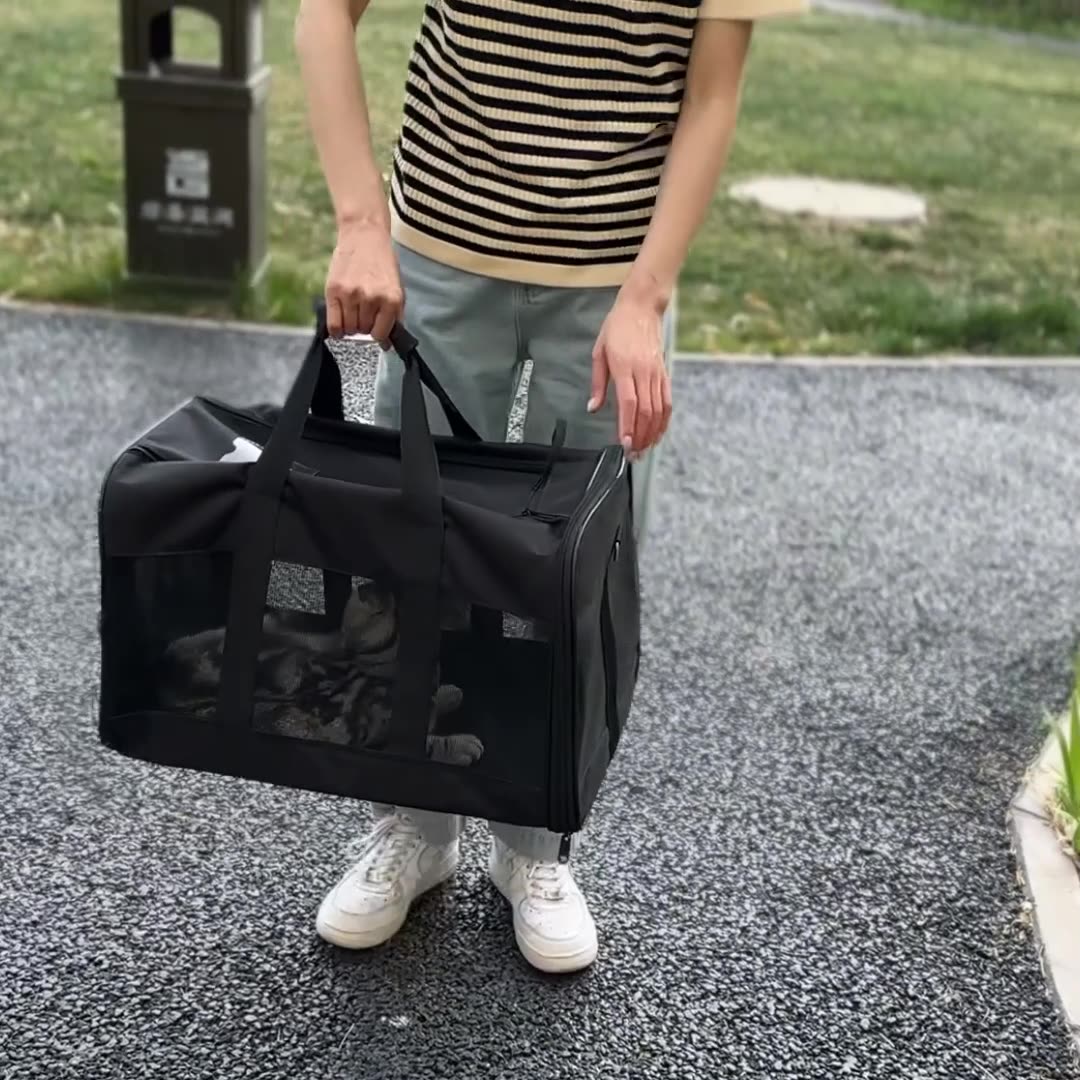 Dog Cat Carriers Bags Car Portable Transport Pet Bag Cage Pet