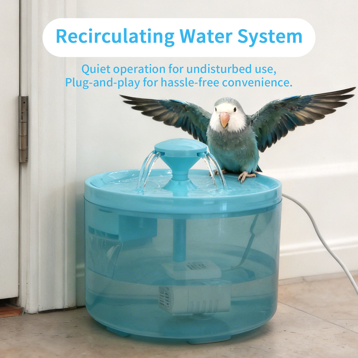 Automatic Pet Water Fountain Circulating Drinking Dispenser For