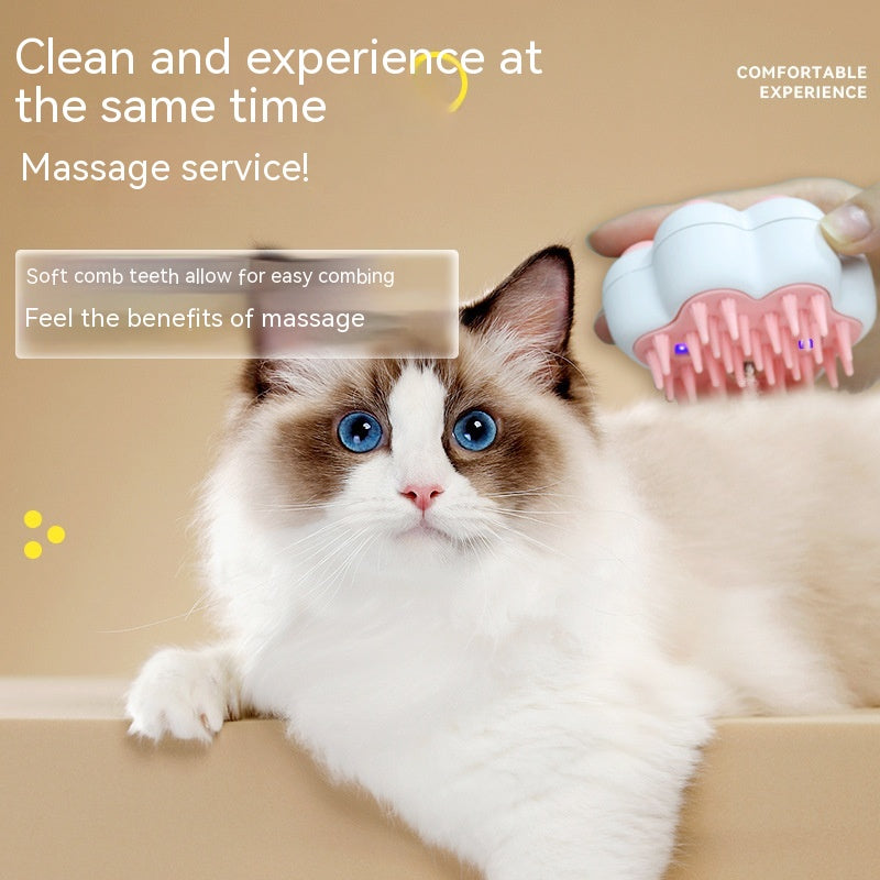 Pet Steam Hair Removal Comb Pet Massage Body Relax And Relieve