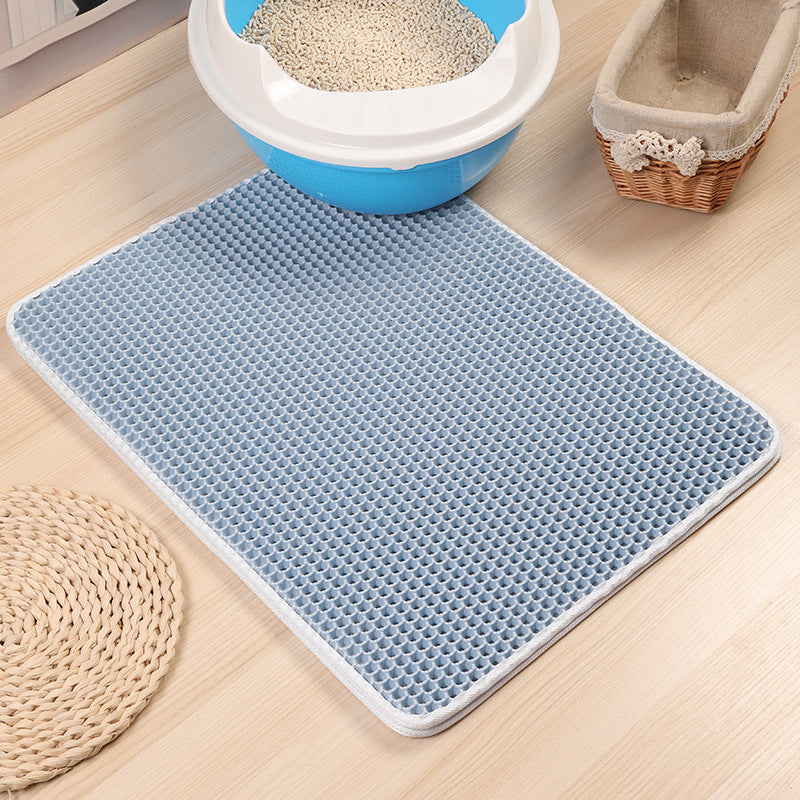 Double-layer Eva-filter Cat Litter Pad For Pets