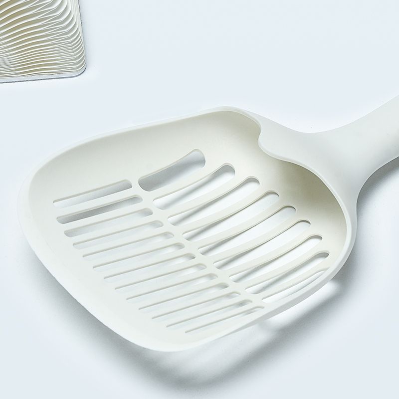 Cat Litter Scoop Plastic Shovel With Base Self Cleaning Kitten