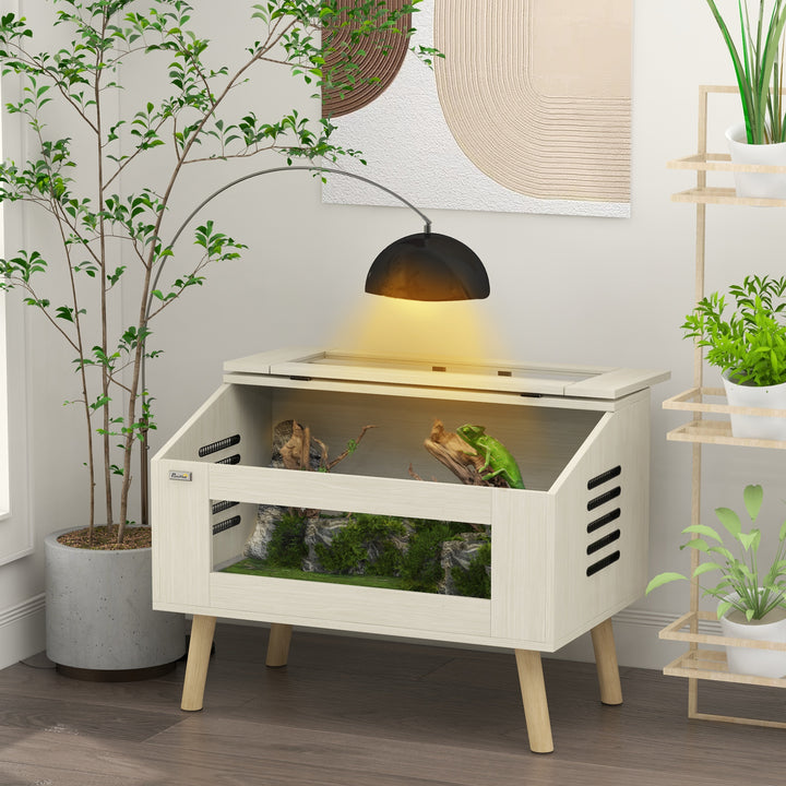 Top-Opening Reptile Tank with Glass Windows, 30 Gallon
