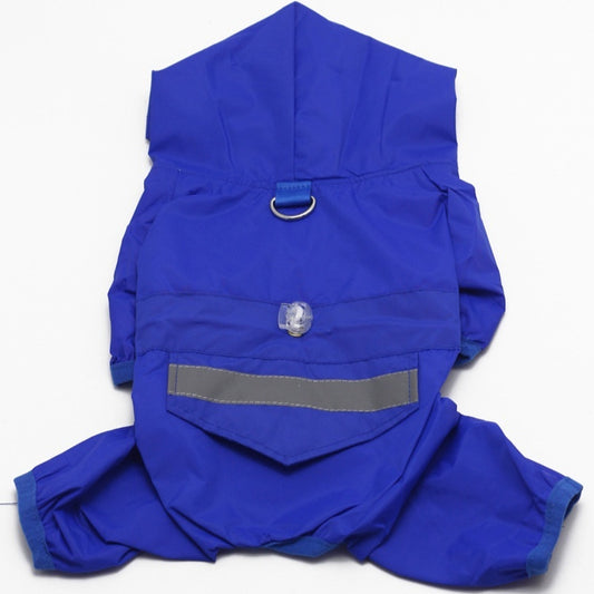 Pet Raincoat Dog Four-leg Hooded