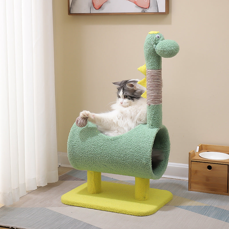 Cat Climbing Frame Sisal Scratching Post Wear-resistant Jumping