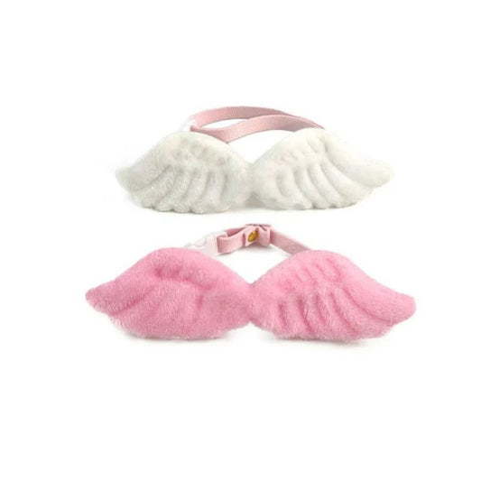 New Cat Specific Pet White Collar Angel Wing Accessories Outdoor