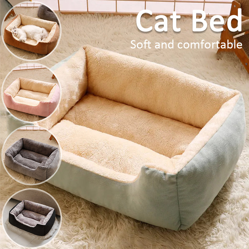 Bed For Cats Pet Products Warm Cushions Kitten Goods Accessories