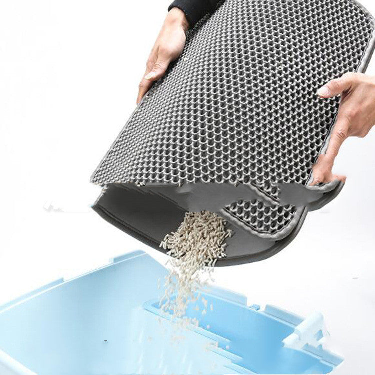 Eva Pet Cat Dog Double-layer Washable Litter Mat