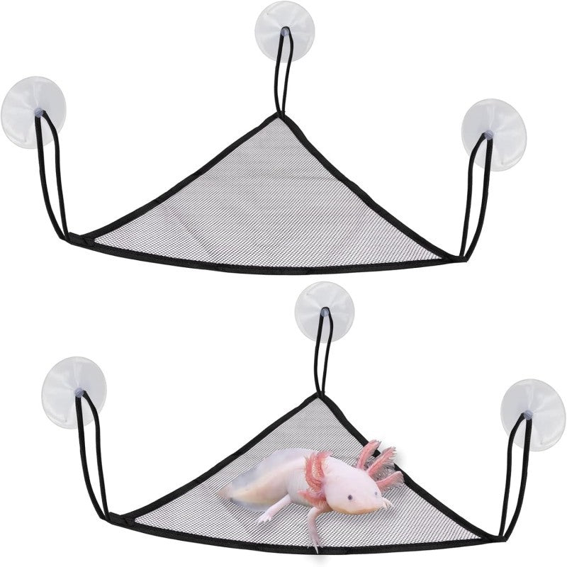 2-pack Pet And Reptile Hammock With 6 Suction Cups 1 Rope
