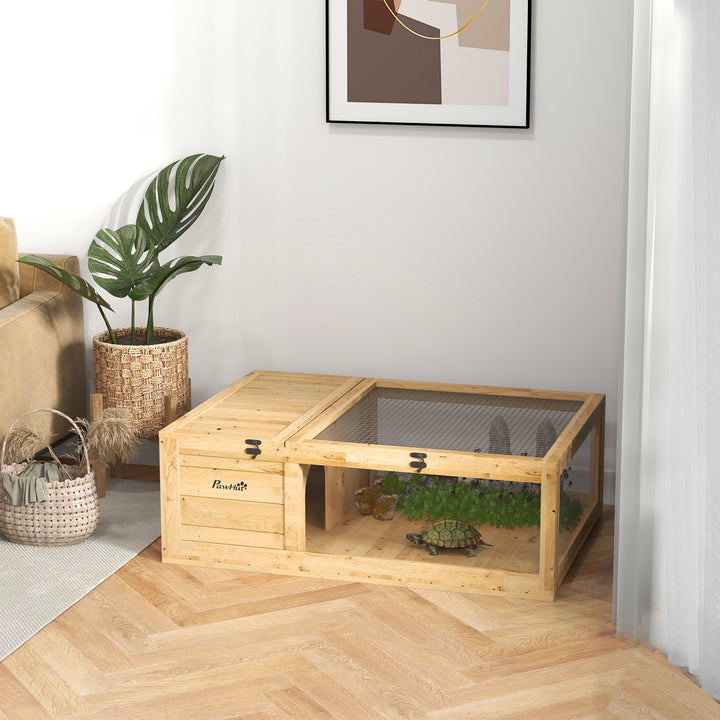 Wooden Reptile Cage with Top Access