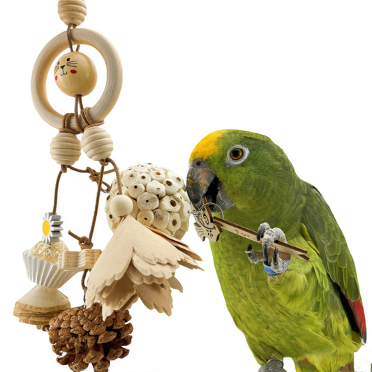 Parrot Natural Ricepaperplant Pith Ball Safety Plant Gnawing Molar