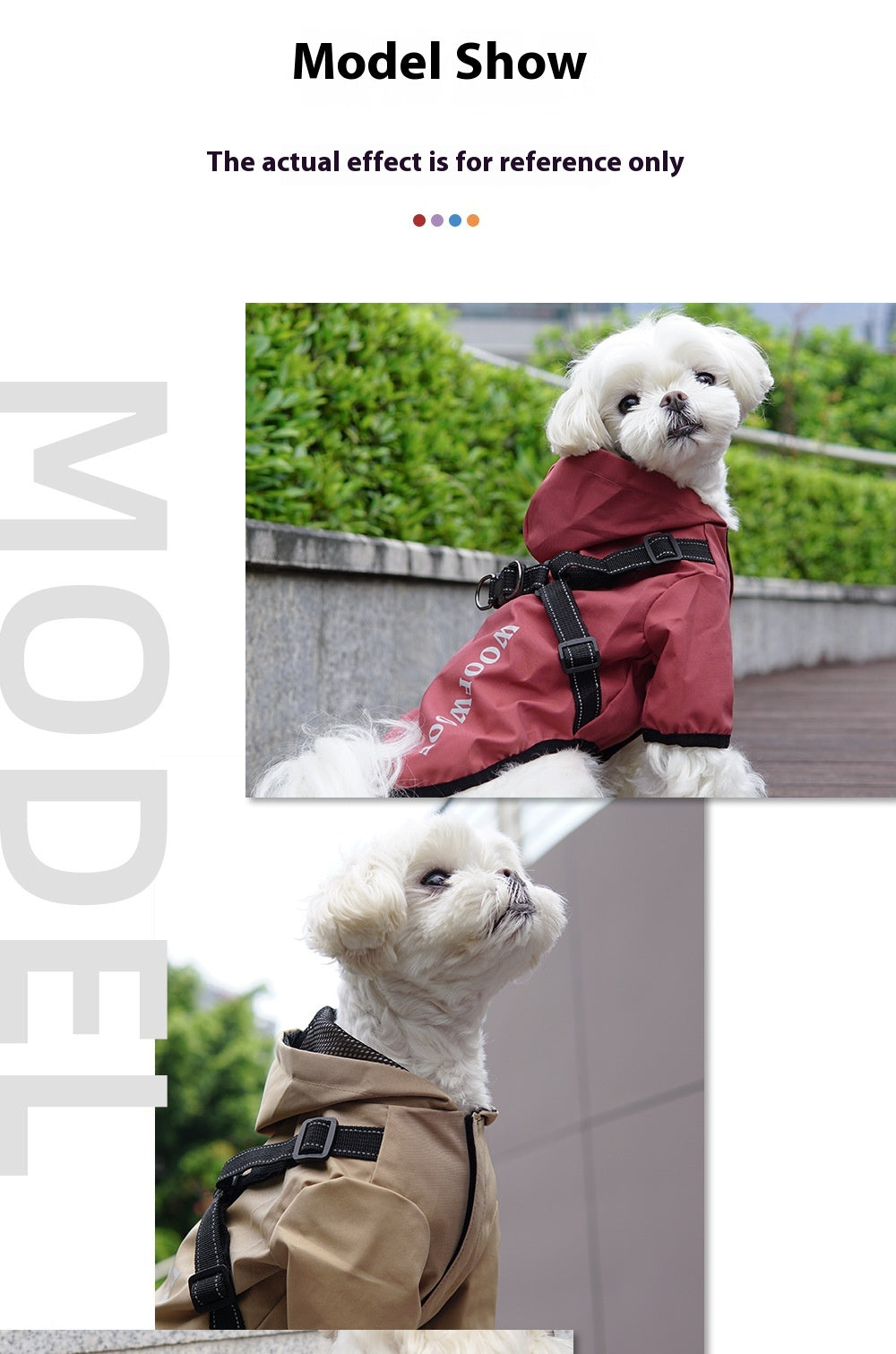 Puppy Dog Raincoat Four-legged Waterproof All-inclusive Poncho