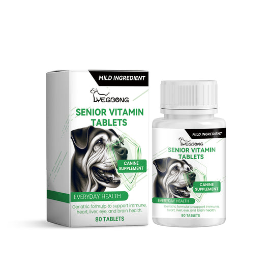Senior Dog Vitamin Tablets Multivitamin Supplement For Older Dogs