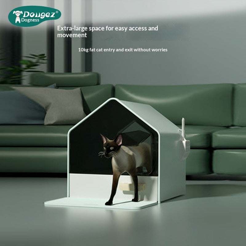 Drawer-style Fully Enclosed Cat Litter Box