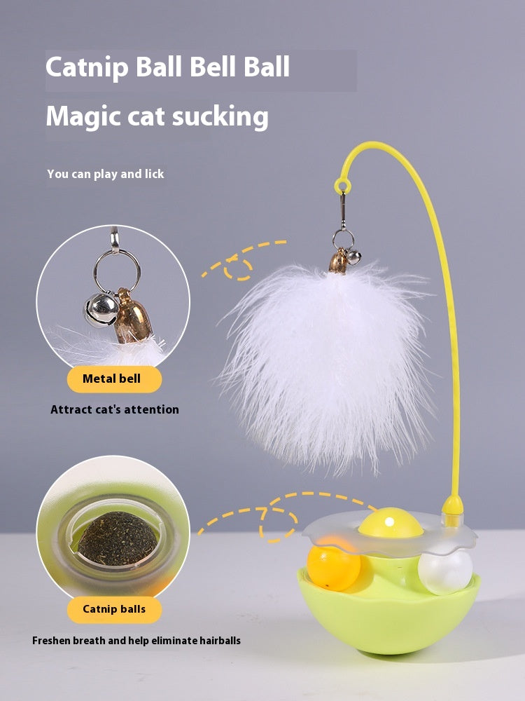 Cat Interactive Toy Funny Tumbler Kitten Exercise Catching Leaky