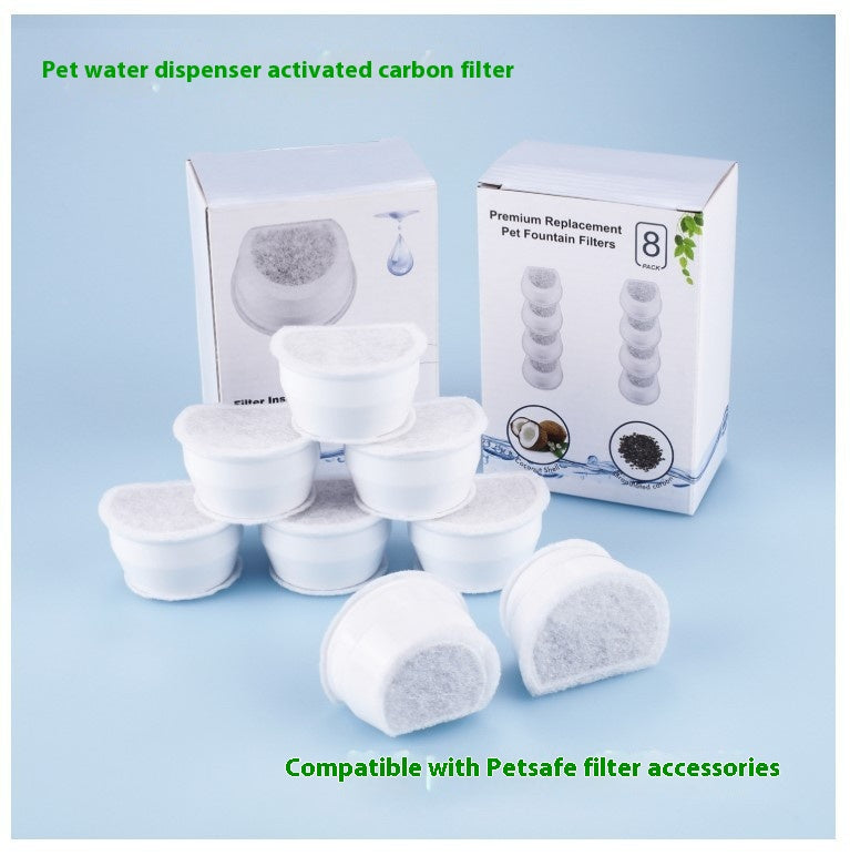 Pet Automatic Fountain Water Dispenser Activated Carbon Filter