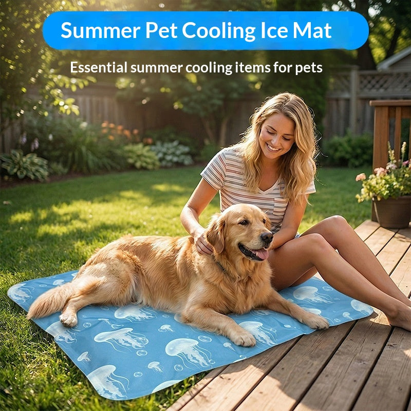 Summer Cooling Ice-silk Pet Mat
