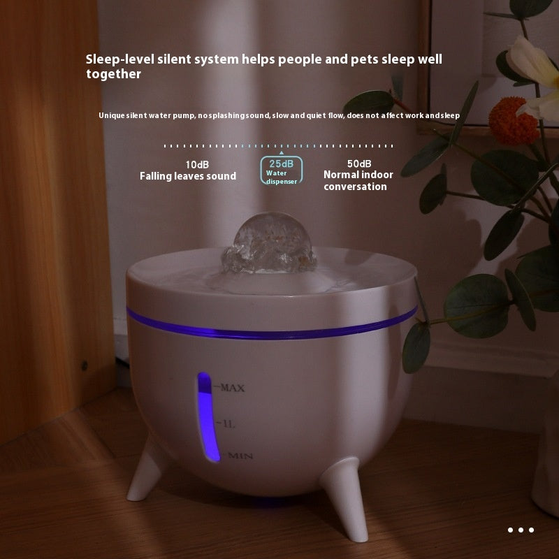 Crystal Ball Automatic Circulating Filter Pet Water Dispenser