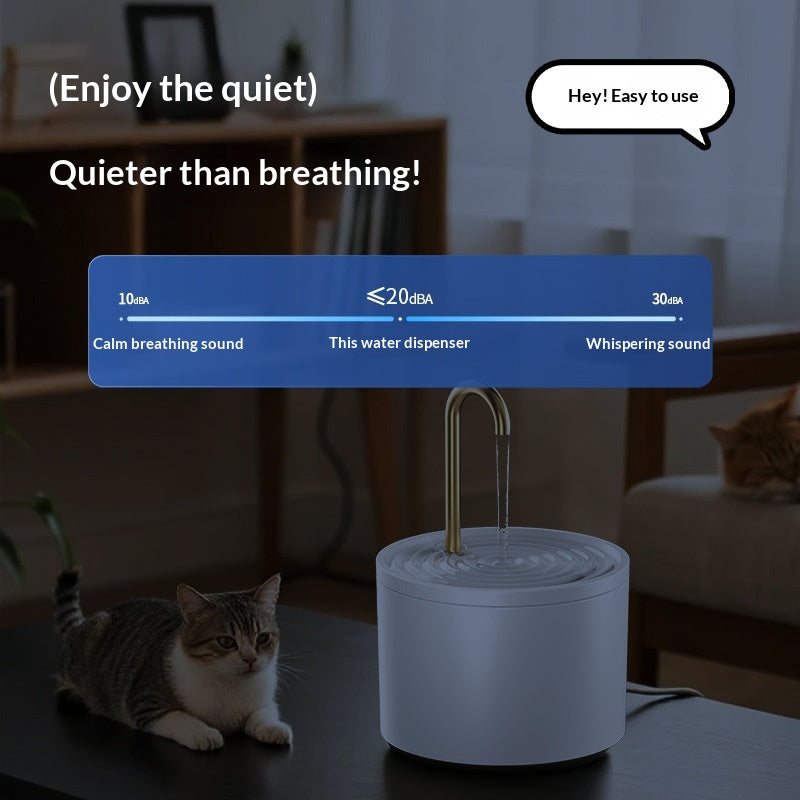 Household Cat Automatic Circulating Water Fountain