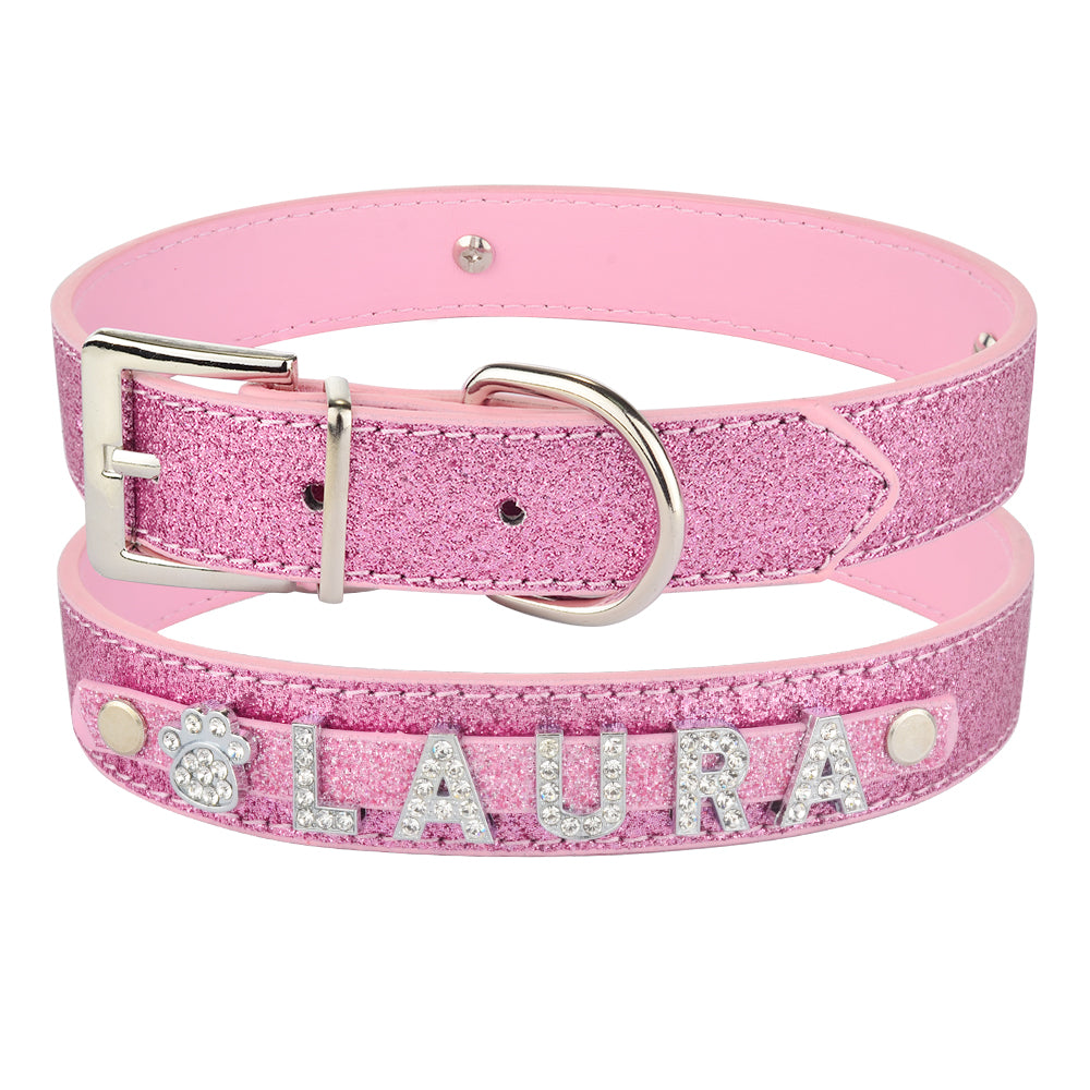 Diy Alphabet Dog Name Pet Collar Wear Accessories