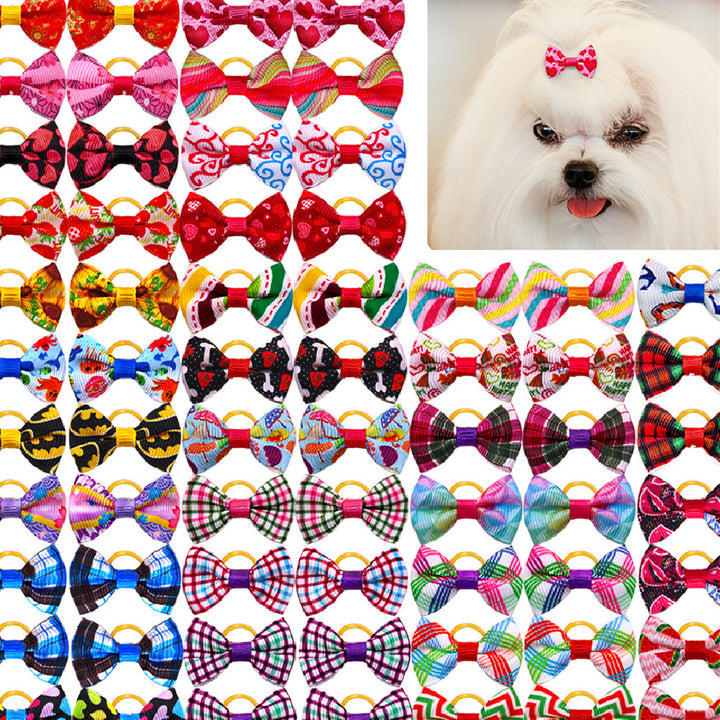 Pet Hair Bow, 1 Random Colour