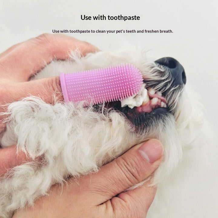 Pet Finger Toothbrush, Multiple Bristle Styles