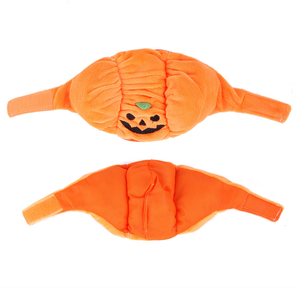 Cute Pet Hat Halloween Pumpkin Pet Dog Cat Dress Up Headdress Small