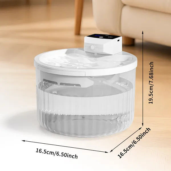 Pet Water Fountain Large Capacity Automatic Cat Dispenser With No