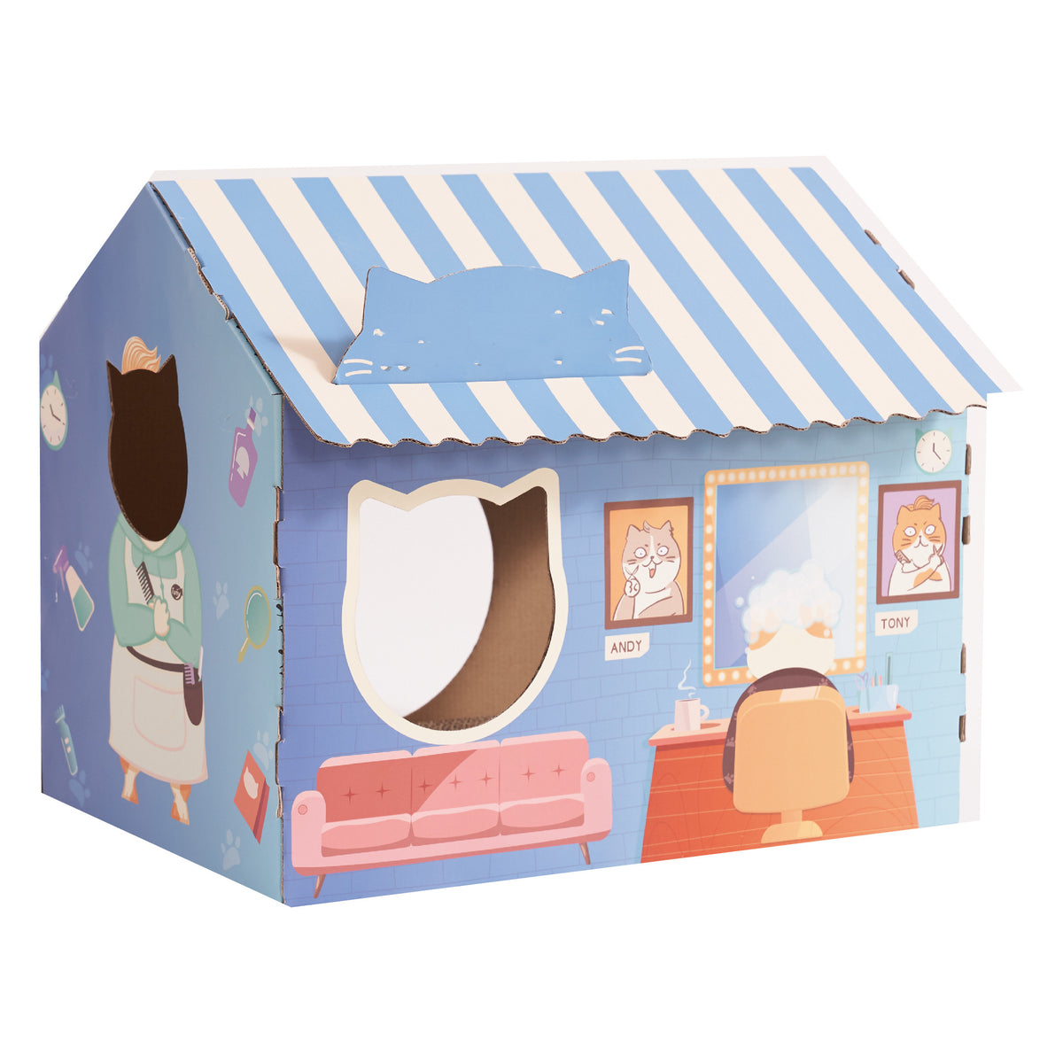 Grocery House Ice Product Modeling Cat Nest Scratcher