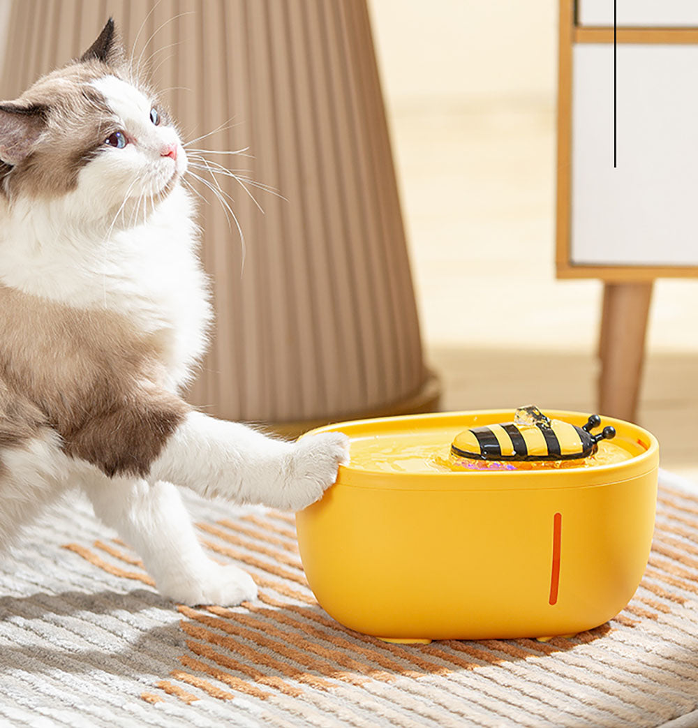 Cat Water Fountain Auto Filter USB Electric Mute Drinker Bowl