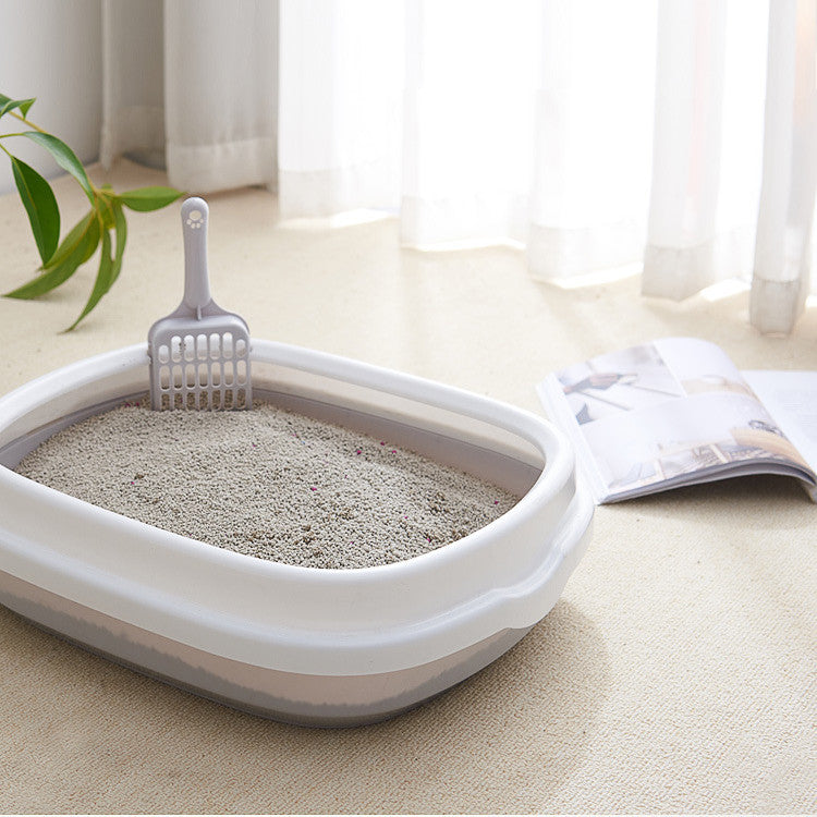 Pet Toilet Cat Litter Box With Scoop High Quality Anti-splash Dog