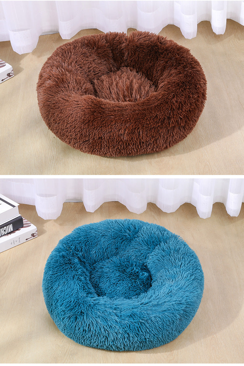 Cathouse Doghouse Large Medium And Small Dogs Warm Plush Round Pet