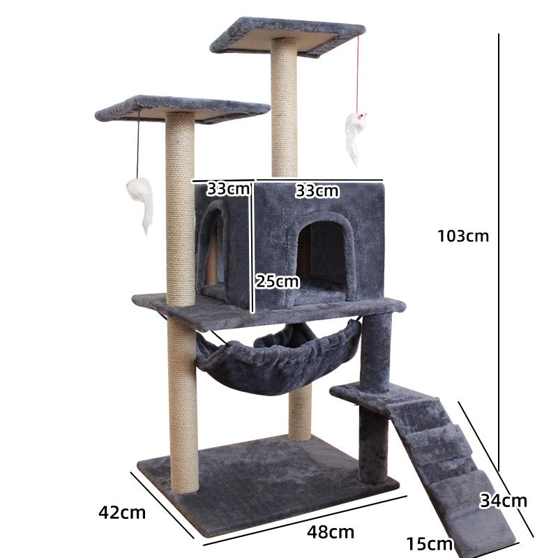 Cat Climbing Frame Scratching Post Sword Tree Toy