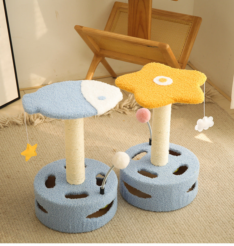 Kitten Cat Climbing Frame Small Scratching Post Sisal Board
