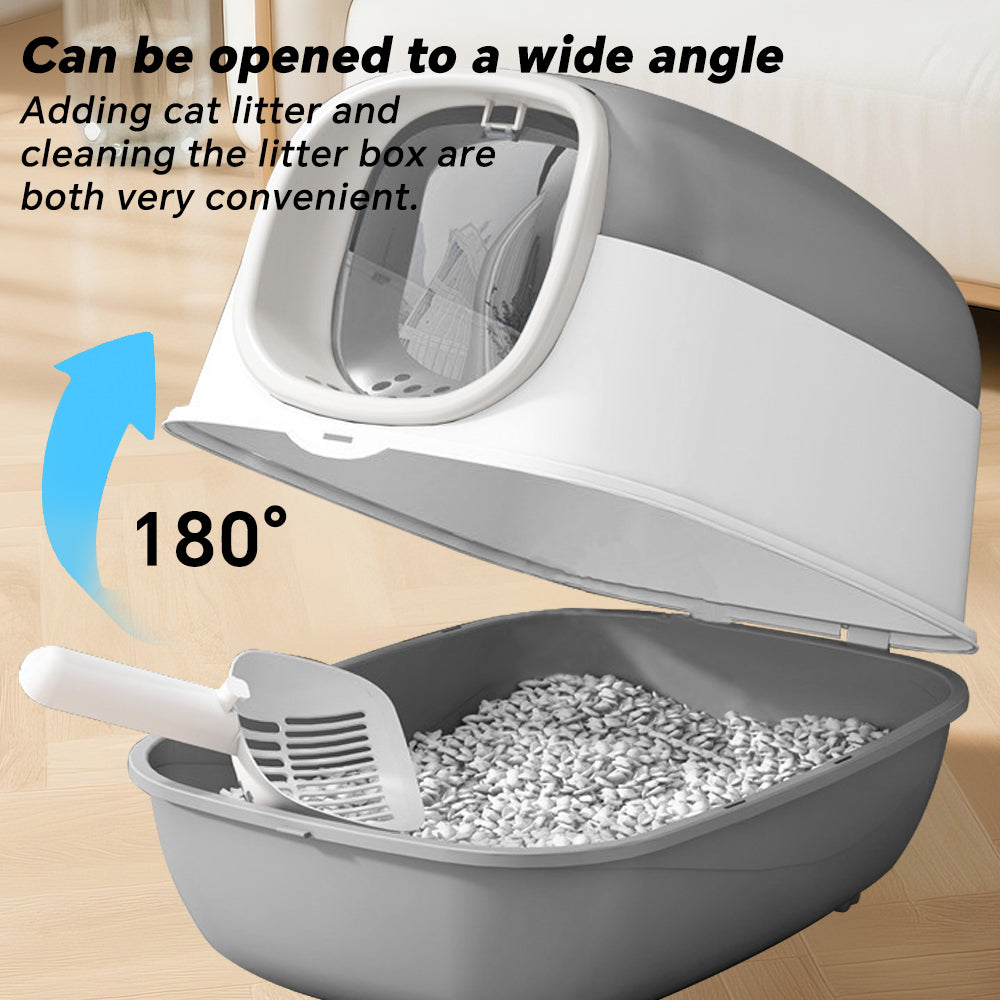 Antibacterial Odor-lock Fully Enclosed Cat Litter Box