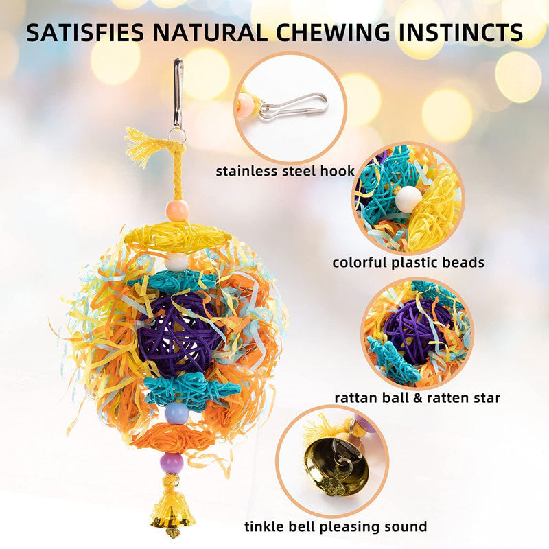 5pcs Parrot Gnawing Toy Cotton