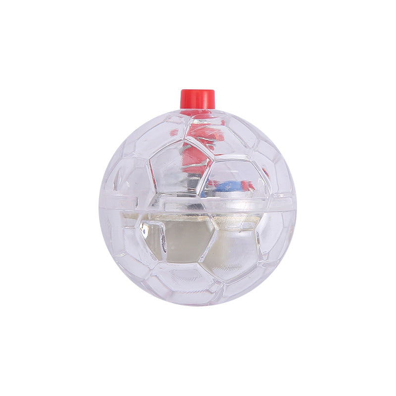 Cat Dog Toy Ball New Fashion Glowing Transparent Plastic Pet