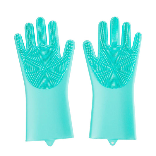 Silicone Dog Grooming Hair Comb Puppy Brush Glove Bath Cleaning