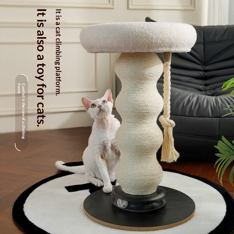 Small Space-saving Tree Sisal Scratching Post Cat Climbing Frame