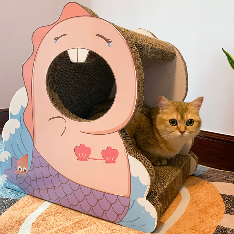 Cat Scratching Board Grinding Claw Corrugated Paper Vertical Post