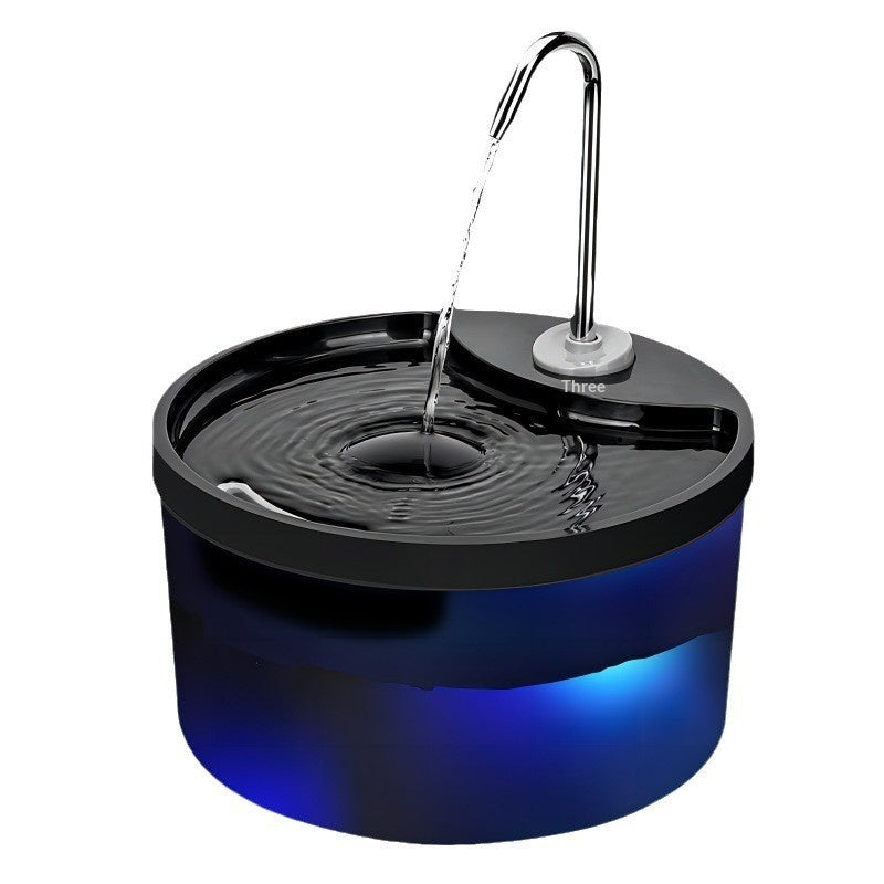 Smart Self-circulating Filtered Pet Water Fountain That Operates