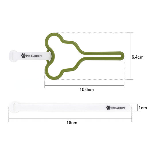 Pet Poop Bag Holder Hands-free Fixed Clip Dog Walking Cleaning