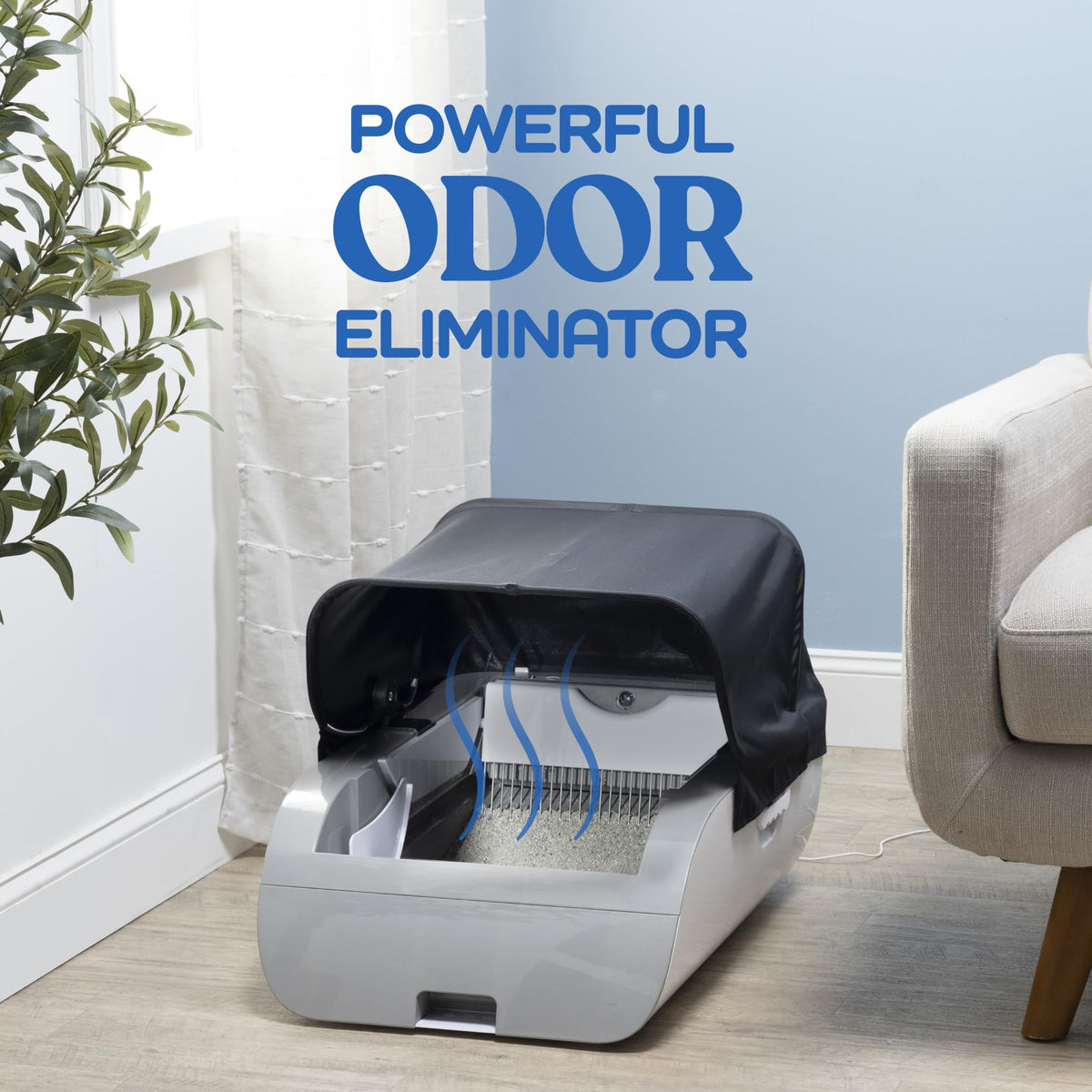 Smart Cat Litter Box Wide Opening