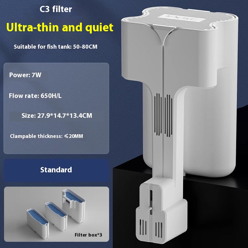 Crazy Water Plants Fish Tank Filter External Vat Three-in-one