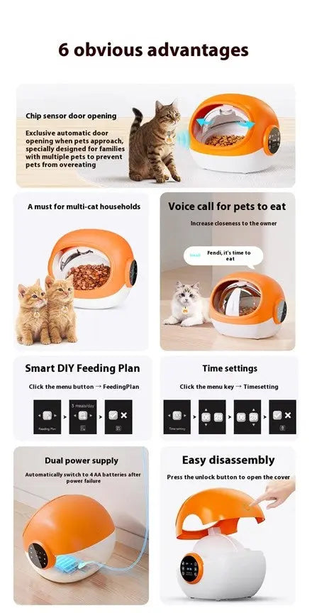 PawGuard™ Elite Microchip Feeding System Pet Automatic Feeder