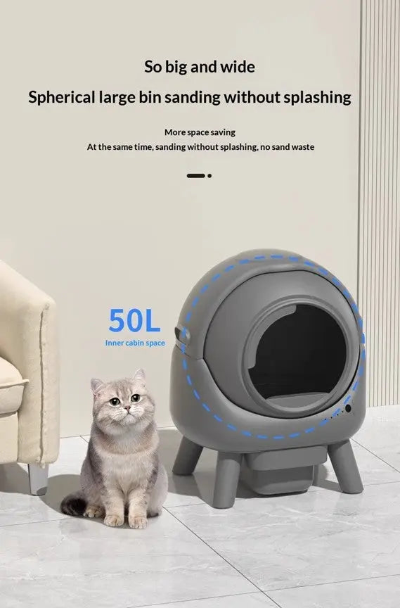 NovaClean™ MAX2 Smart Self-Cleaning Litter System Smart Self-Cleaning Litter Box